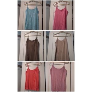 (6) Women's Camisoles - Mixed Colors
